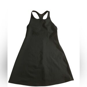 ALO Yoga Black Racerback A-Line Dress